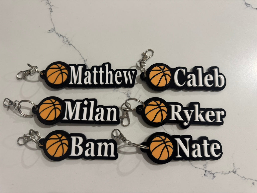 Personalised Basketball Keychains - Personalized Sports Team Gifts