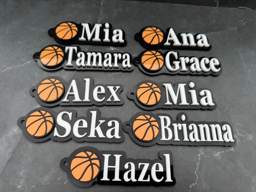 Personalised Basketball Keychains - Personalized Sports Team Gifts