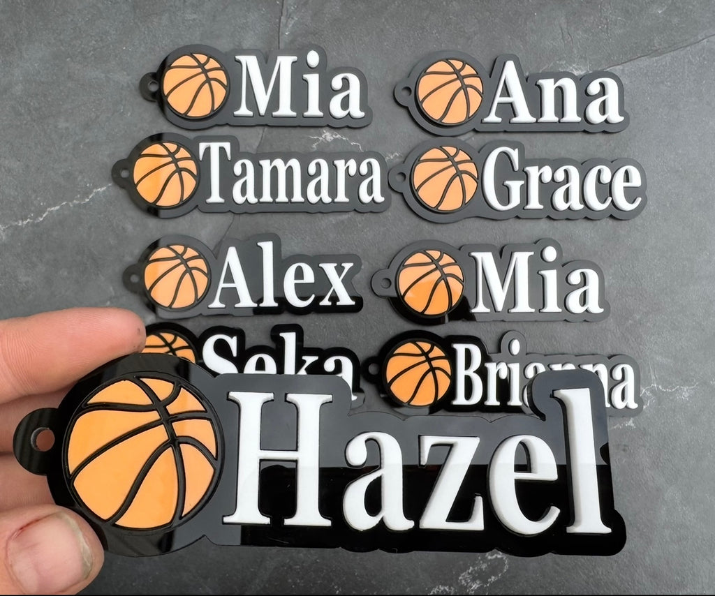 Personalised Basketball Keychains - Personalized Sports Team Gifts