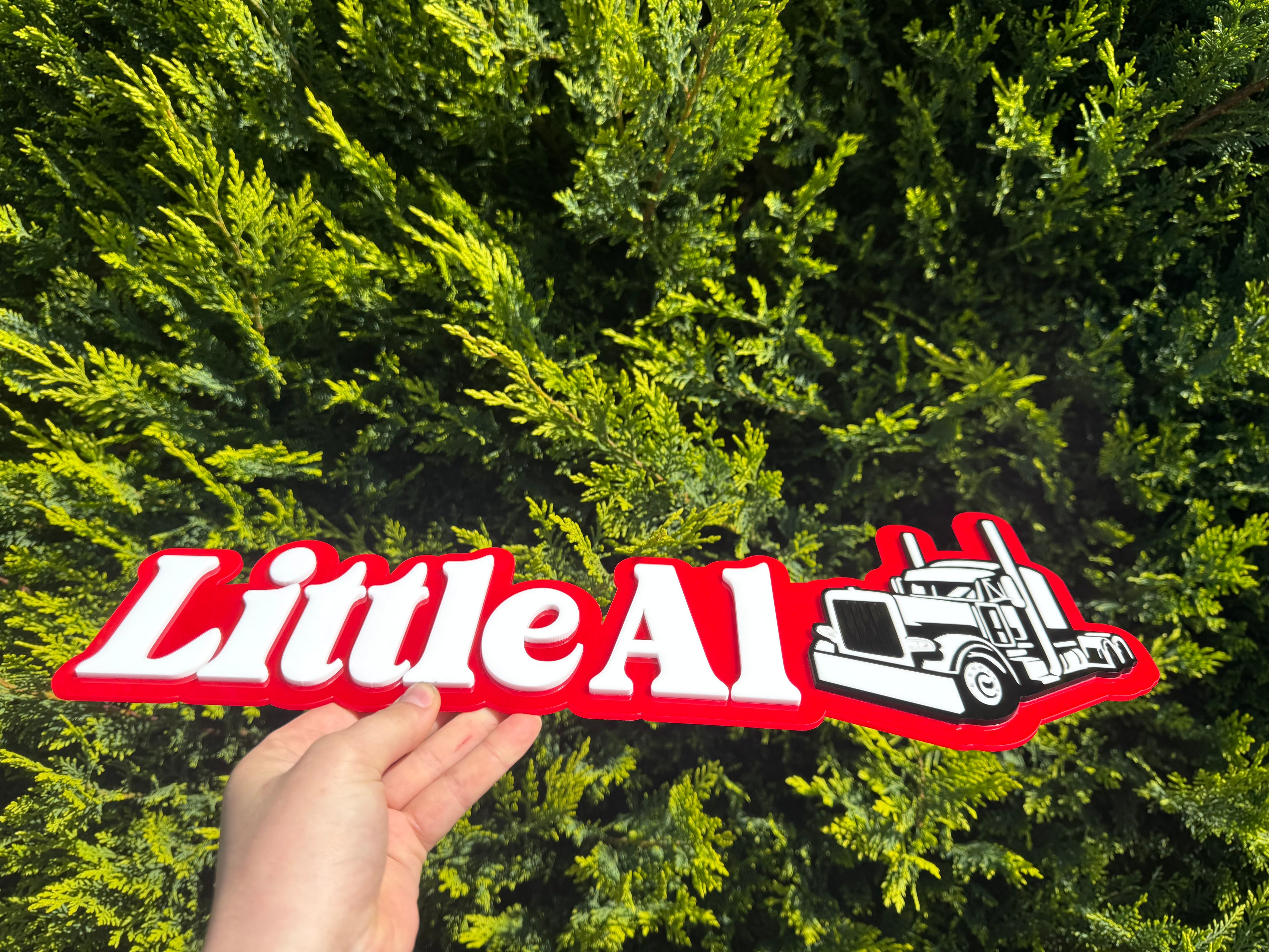 Personalised Acrylic Kids Door Name Sign - Custom Colours & Designs