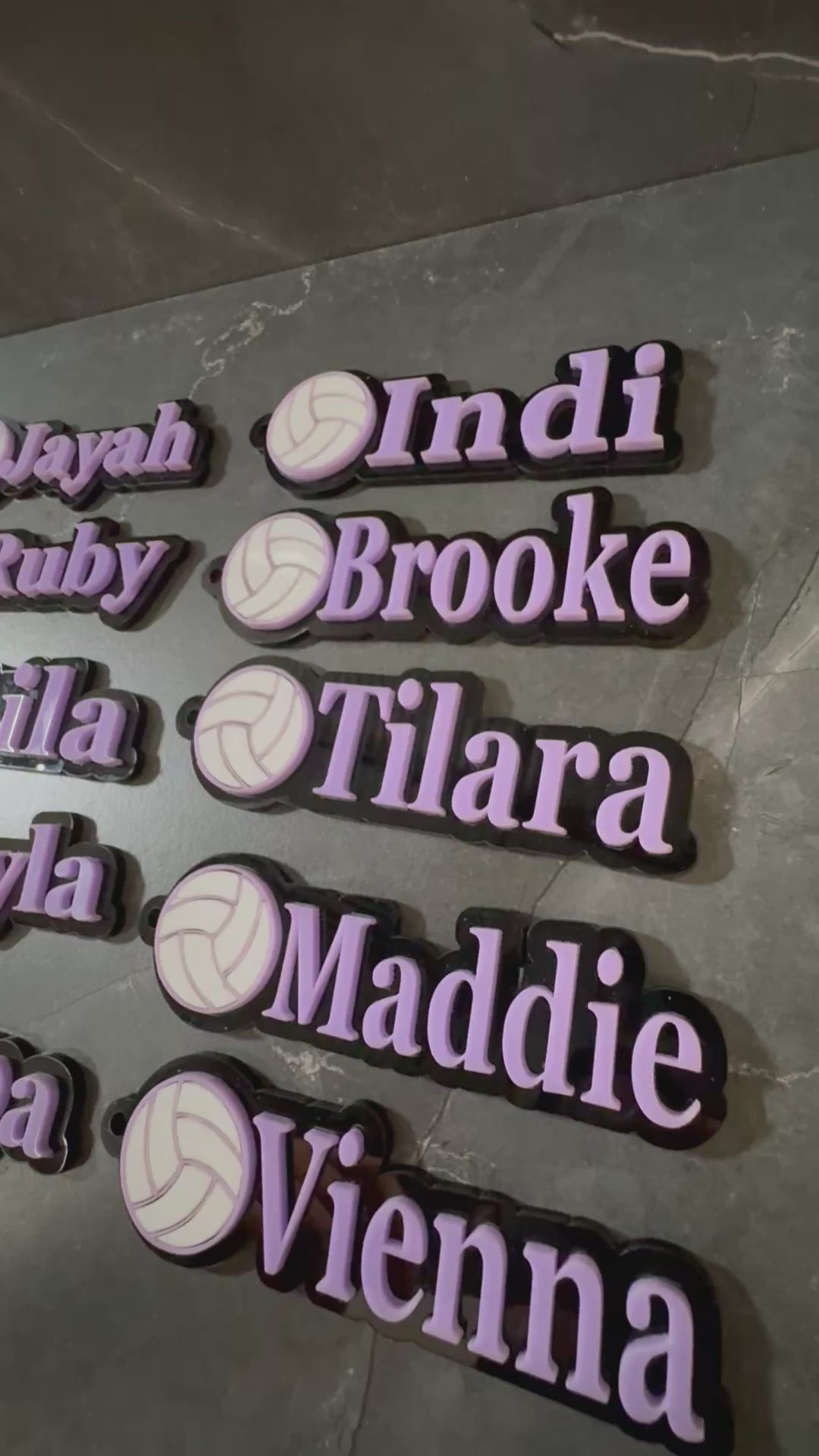 Personlaised Netball Keychain - Custom Name Sports Gift